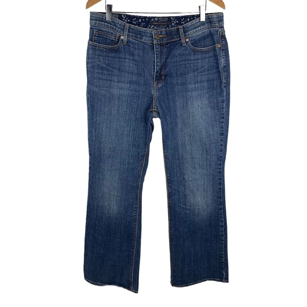 Levi's The Original Jean Perfect Waist Boot Cut 525 Jeans Flap Pockets 14‎ M